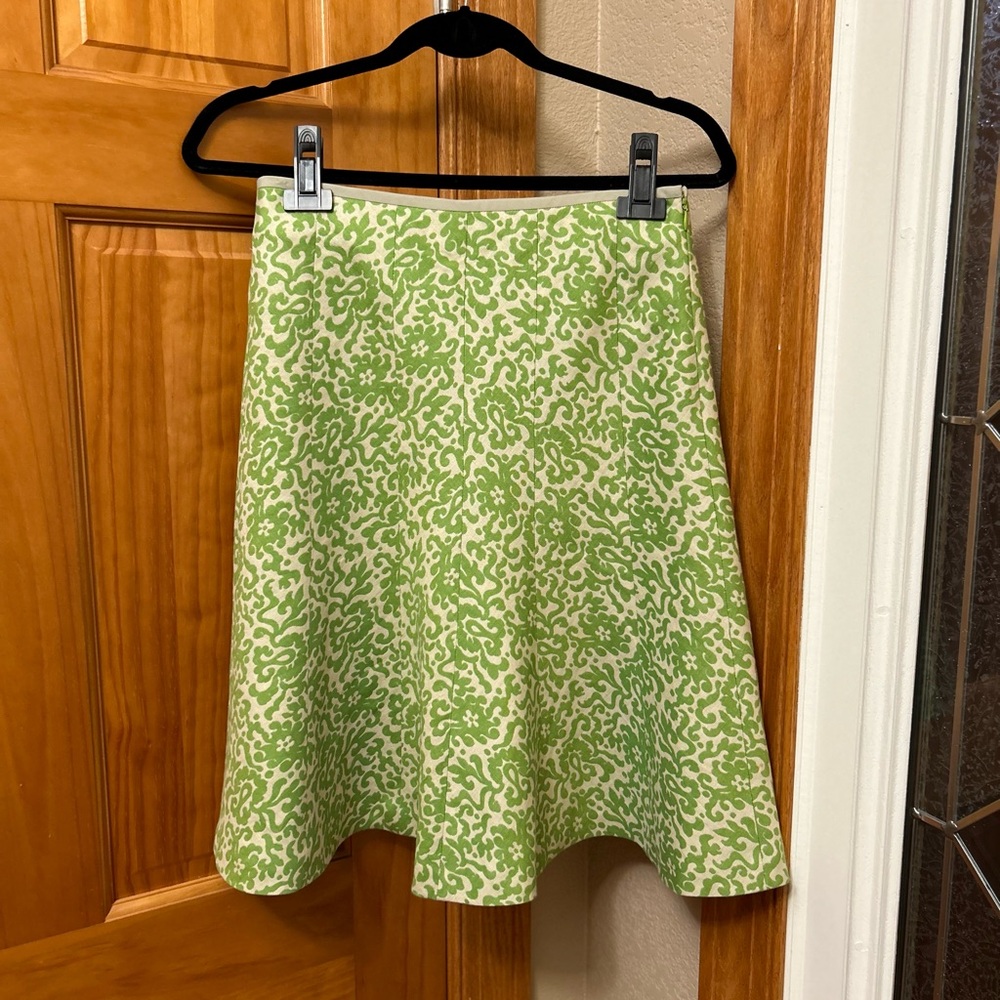 J.Crew Green and Khaki skirt